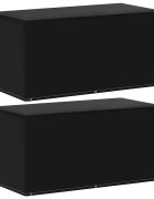 vidaXL Plachty na zahradní nábytek 2 ks 6 oček 160 x 80 x 75 cm