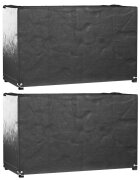 vidaXL Plachty na zahradní nábytek 2 ks s 8 očky 125x55x75 cm obdélník