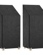 vidaXL Plachty na zahradní židle 2 ks 8 oček 65 x 65 x 110/150 cm PE