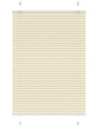 vidaXL Plisovaná roleta krémová 85x150 cm Šířka látky 844cm Polyester