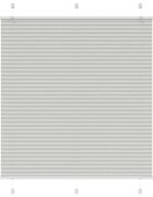 vidaXL Plisovaná roleta světle šedá 120x150 cm Šířka látky 1194 cm