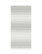 vidaXL Plisovaná roleta světle šedá 65x150 cm Šířka látky 644 cm