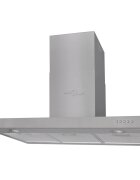 vidaXL Plochá nerezová digestoř 900 mm