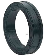 vidaXL Plotový vyvazovací drát 250 m 09/14 mm ocelový černozelený