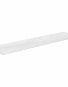 vidaXL Plovoucí nástěnná police bílá vysoký lesk 120x235x38 cm MDF