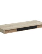 vidaXL Plovoucí nástěnná police dub 60 x 235 x 38 cm MDF