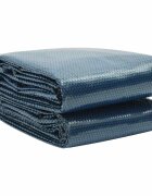 vidaXL Plovoucí PE solární plachta na bazén 549 x 274 cm černo-modrá