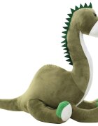 vidaXL Plyšový dinosaurus brontosaurus k mazlení zelený