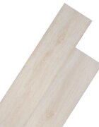 vidaXL Podlahová prkna Bílý klasický dub 251 m² 18 ks PVC