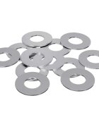 vidaXL Podložky 12 pcs Stříbrná 18 x 18 x 1 cm Železo