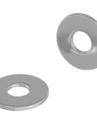 vidaXL Podložky 2 pcs Stříbrná 13 x 13 x 08 cm Železo