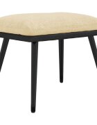vidaXL Podnožka krémová 45x295x35 cm textil a umělá kůže