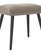 vidaXL Podnožka světle šedá 45x295x35 cm samet