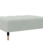 vidaXL Podnožka světle šedá 77 x 55 x 31 cm samet