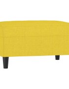 vidaXL Podnožka světle žlutá 70 x 55 x 41 cm textil