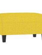 vidaXL Podnožka světle žlutá 70 x 55 x 41 cm textil