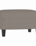 vidaXL Podnožka taupe 60 x 50 x 41 cm textil