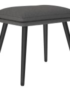 vidaXL Podnožka tmavě šedá 45 x 295 x 35 cm textil