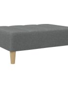 vidaXL Podnožka tmavě šedá 77 x 55 x 31 cm textil