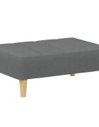 vidaXL Podnožka tmavě šedá 77 x 55 x 31 cm textil