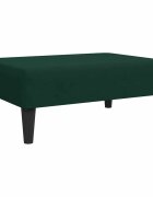 vidaXL Podnožka tmavě zelená 77 x 55 x 31 cm samet