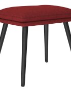vidaXL Podnožka vínová 45 x 295 x 35 cm textil