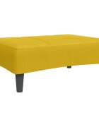 vidaXL Podnožka žlutá 77 x 55 x 31 cm samet