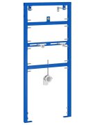 vidaXL Podpora na zeď pro systém pisoáru Modrá 50 x 3 x 112 cm