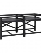vidaXL Podstavec na pračku 2 ks Černý 120 x 56 x 52 cm Ocel