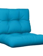vidaXL Podušky na palety 2 ks modré textil