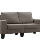 vidaXL Pohovka Taupe 2-místné textil