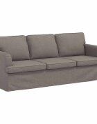vidaXL Pohovka Taupe 201 x 80 x 85 cm textil