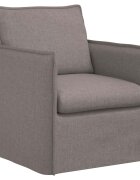 vidaXL Pohovka Taupe 75 x 82 x 85 cm textil