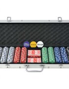 vidaXL Poker set s 500 žetony hliník