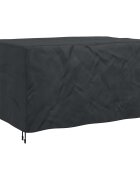 vidaXL Pokryv na nábytek Jednobarevný Černá 180 x 140 x 90 cm 420D