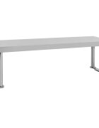 vidaXL Police nad pracovní stůl 120 x 30 x 35 cm nerezová ocel