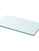 vidaXL Policová deska sklo čiré 30x12 cm