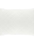 vidaXL Polštář FULDA 40 x 80 cm 100% husí peří a peří Bílá