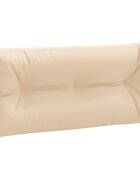 vidaXL Polštář na paletu VIANEN 100% polyester Krémová