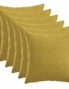 vidaXL Polštář s polštářem HEERLEN 6 ks Světlá zelená Textil