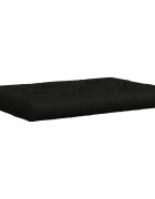 vidaXL Polstr na paletu VIANEN 100% polyester Černá 120 x 80 x 12 cm