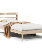 vidaXL Postel bez matrace 75 x 190 cm masivní borovice