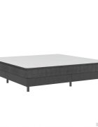 vidaXL Postel boxspring šedá textil 180 x 200 cm