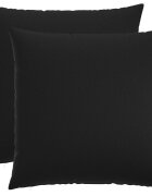 vidaXL Povlak na polštář 2 ks HEERLEN Černá 65 x 65 cm Textil