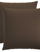vidaXL Povlak na polštář 2 ks HEERLEN Taupe 55 x 55 cm Textil