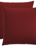 vidaXL Povlak na polštář 2 ks HEERLEN Víno Červené 65 x 65 cm Textil