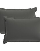vidaXL Povlak na polštář 2 ks HOUTEN Antracitová 50 x 75 cm Polyester