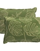 vidaXL Povlak na polštář 2 ks HOUTEN Listový design 50 x 80 cm