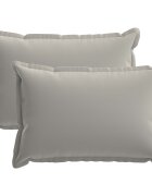 vidaXL Povlak na polštář 2 ks HOUTEN Šedá 50 x 75 cm Polyester