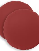 vidaXL Povlak na polštář 2 pcs HEERLEN Víno Červené Ø 40 cm Polyester